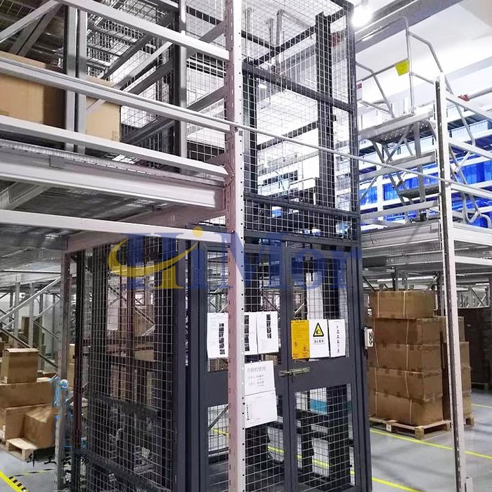 hydraulic warehouse cargo lift