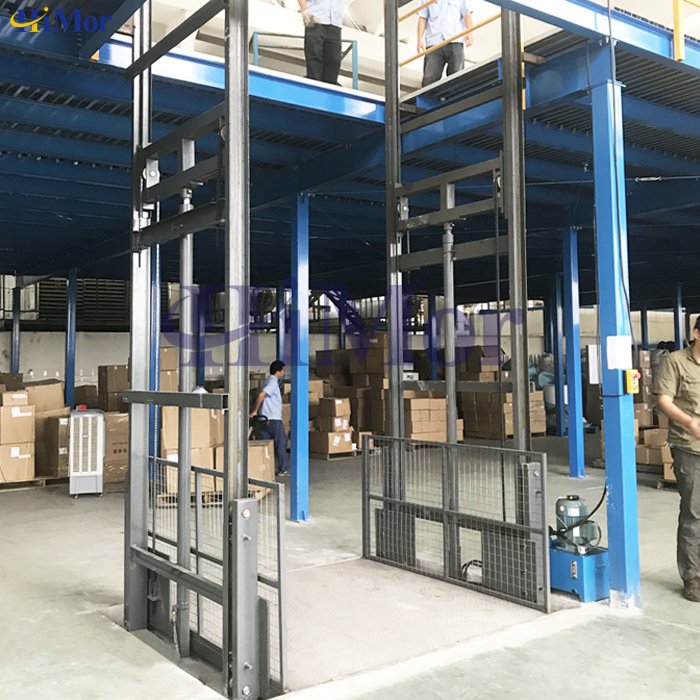 mezzanine goods lift