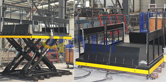 hydraulic truck scissor dock lift