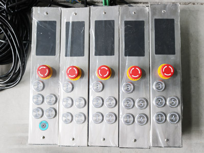 cargo elevator panel