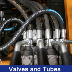 towable boom lift valves