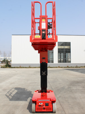 drivable vertical mast lift