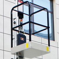 vertical mast lift work platform