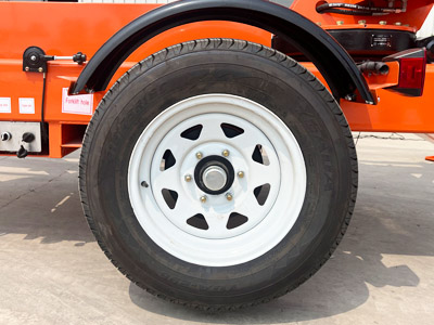 towable boom lift wheels