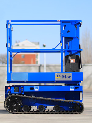 Small tracked mast lift for sale