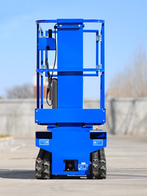 Small tracked mast lift for sale