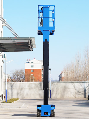 Small tracked mast lift for sale
