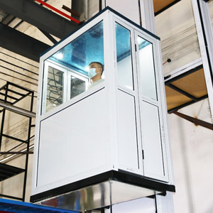 vertical platform lift full cabin