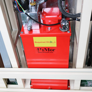 vertical platform lift pump station
